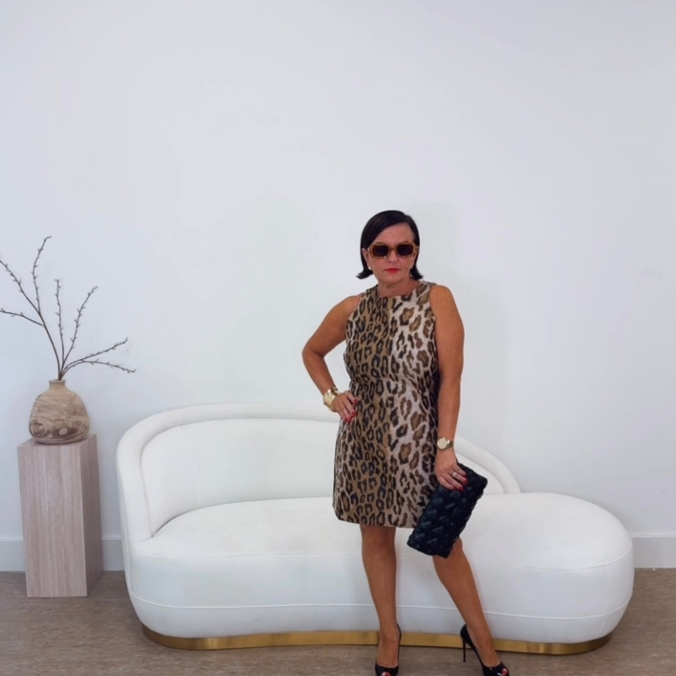 “Lexi” Leopard Shift Dress