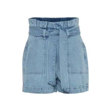 Paper Bag Waist Shorts By B.Young