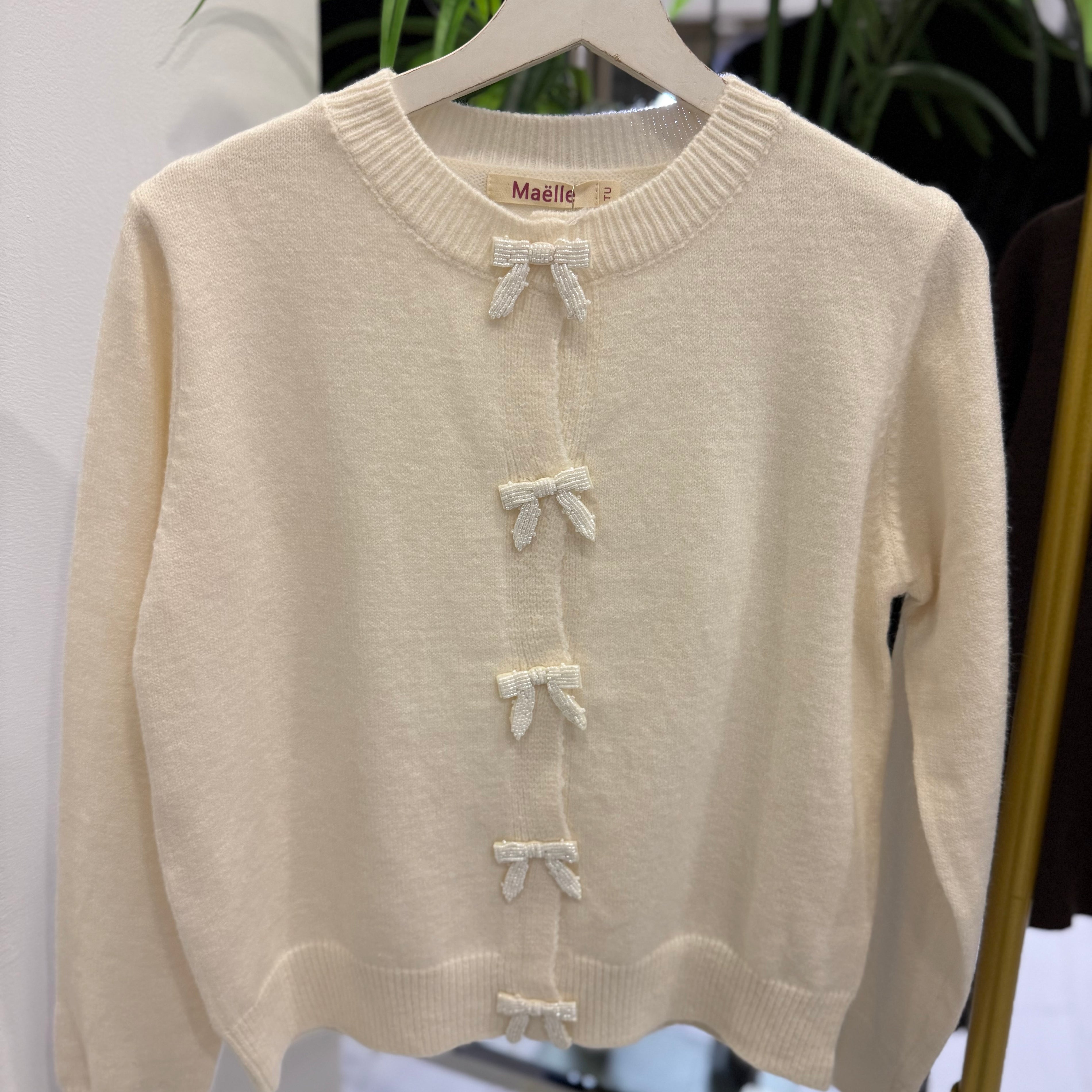 “Bessie” Bow Detail Jumper