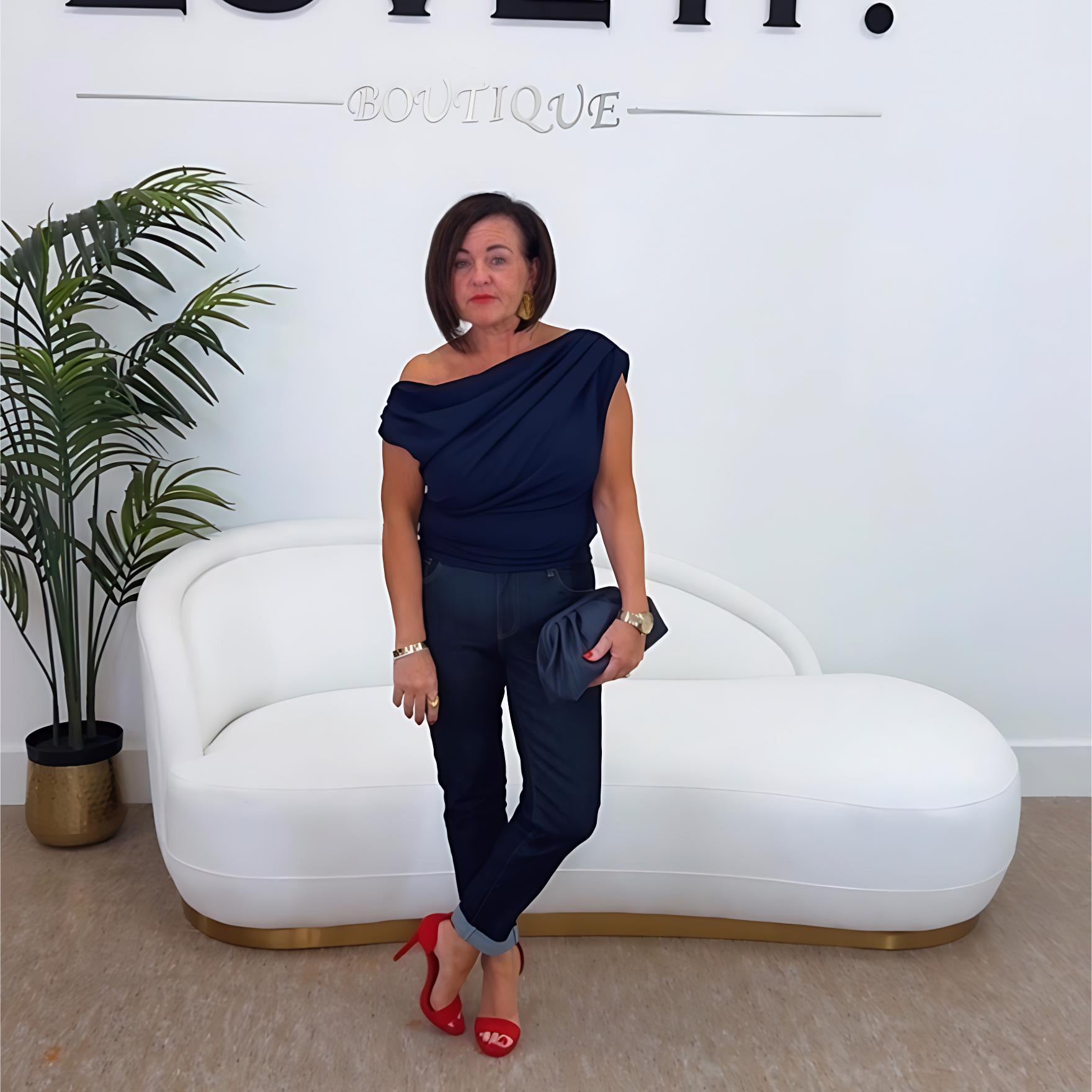 “Diana” Asymmetrical Top