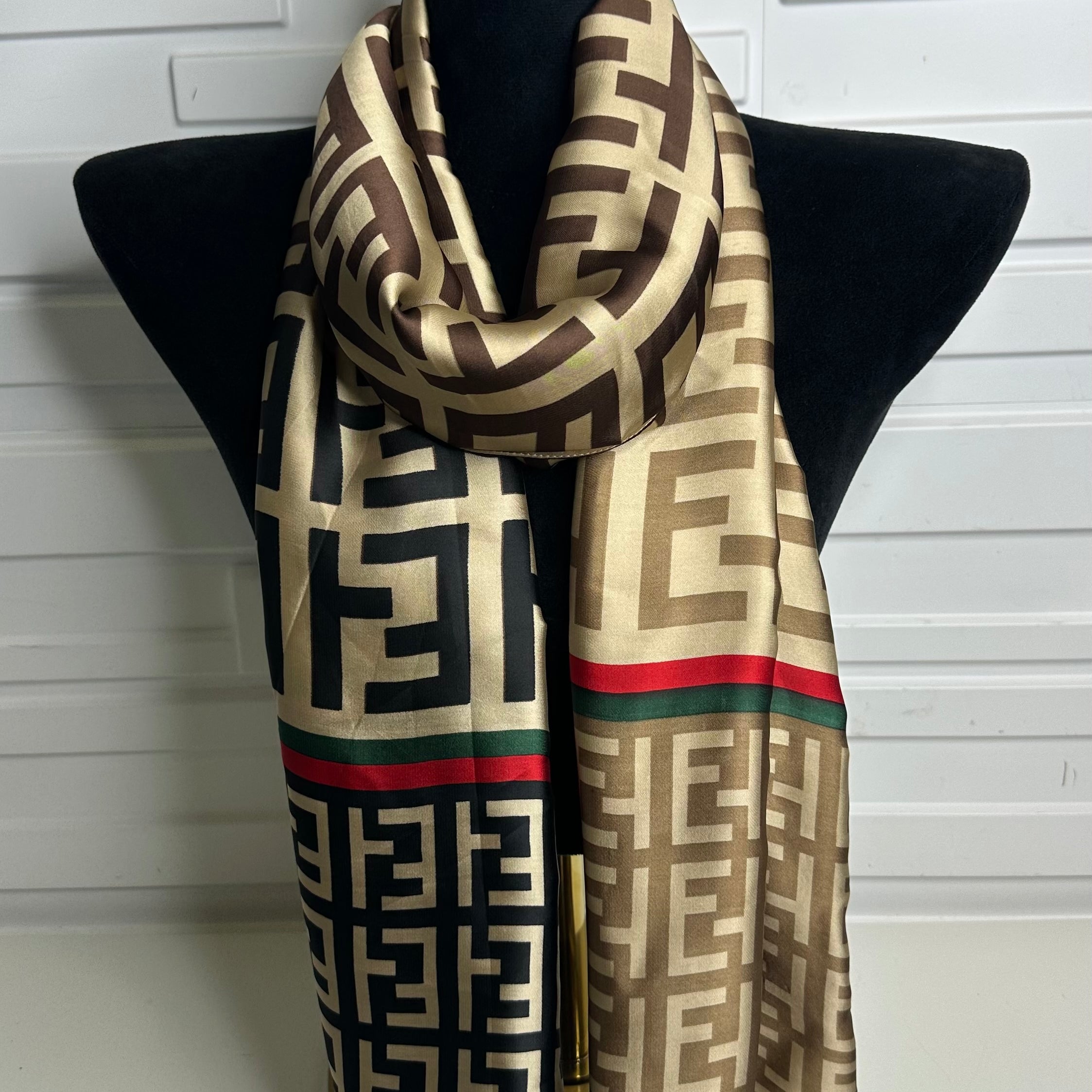 “Ruby” Silk Feel Scarf