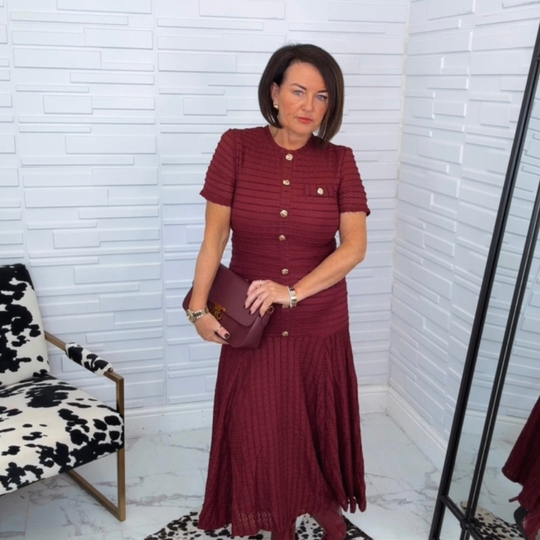 “Cassie” Swing MIDI Dress