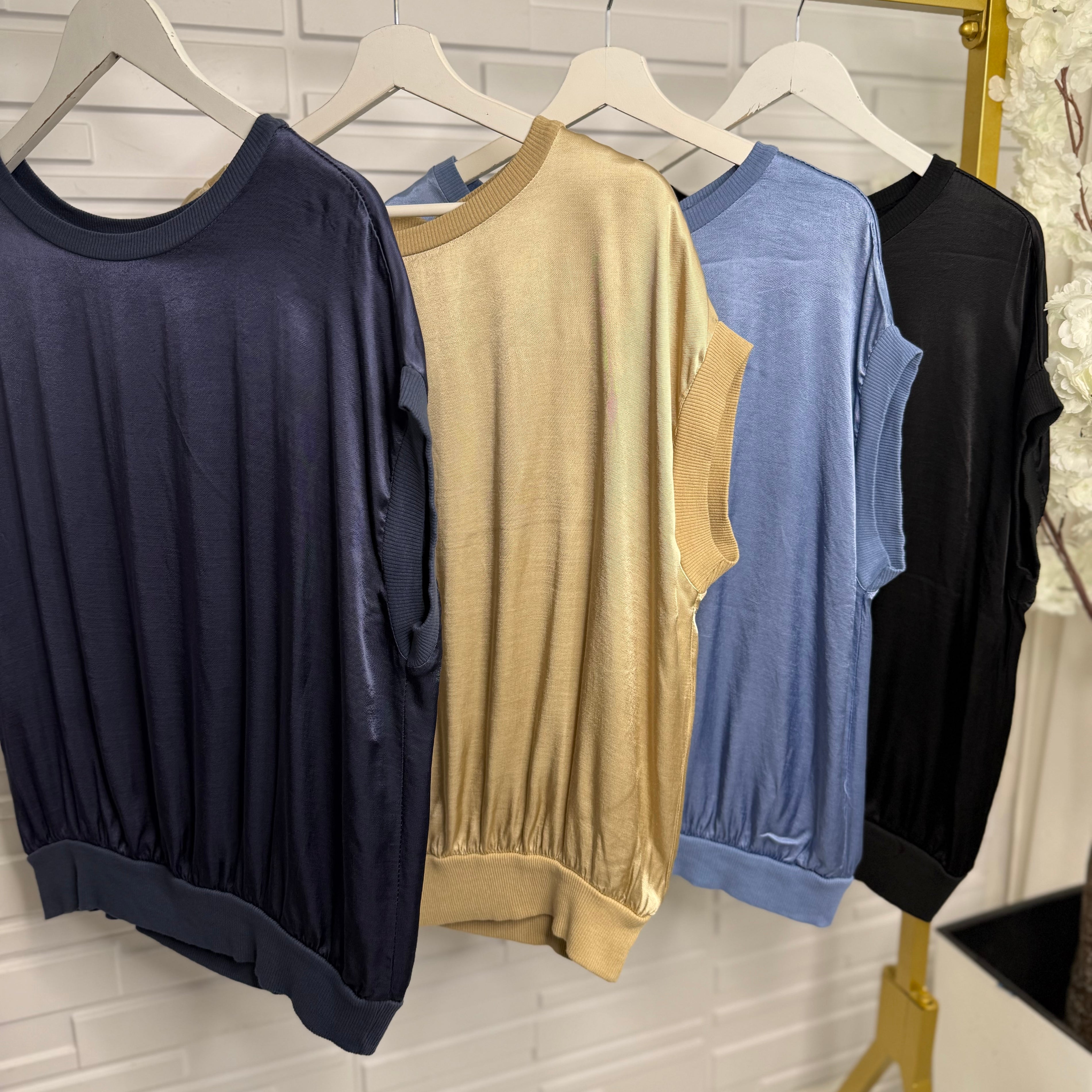 “Shellie” Satin Top