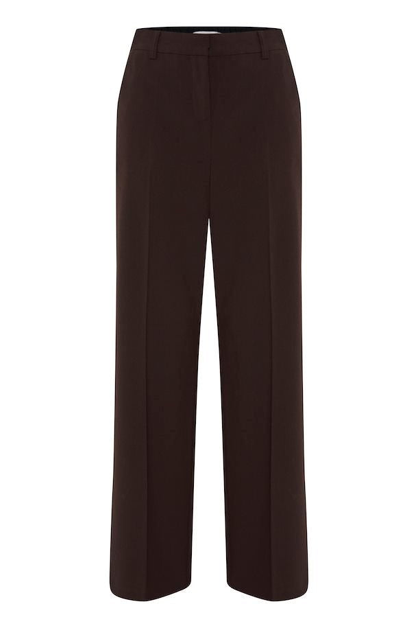 B.Young Wide Leg Trouser - Chocolate
