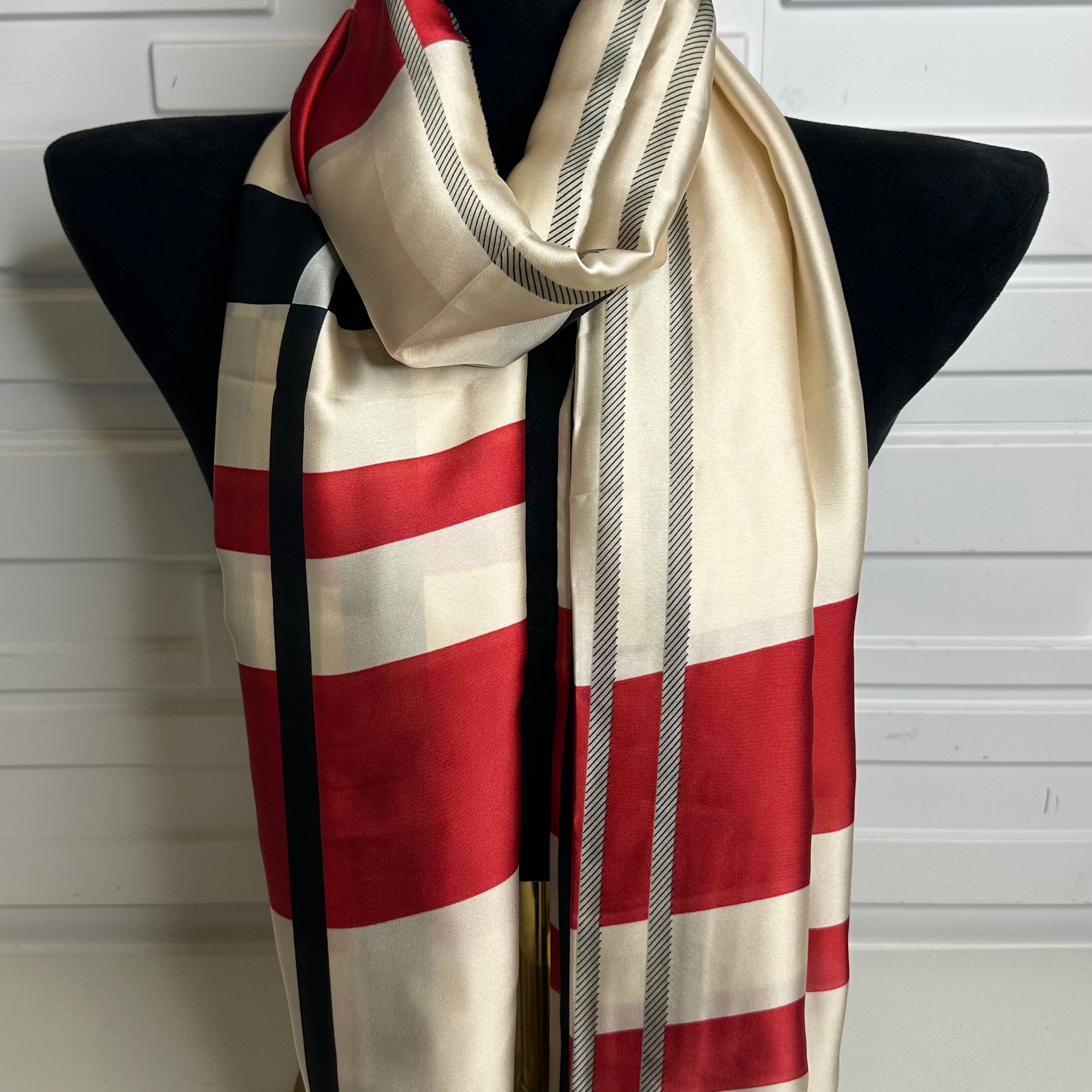 “Bailey” Silk Feel Scarf