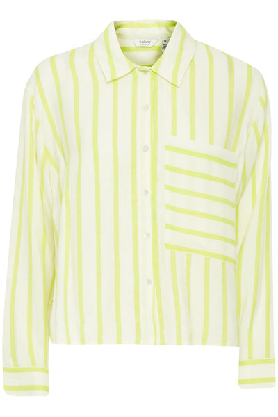 Lime Stripe Shirt By B.Young
