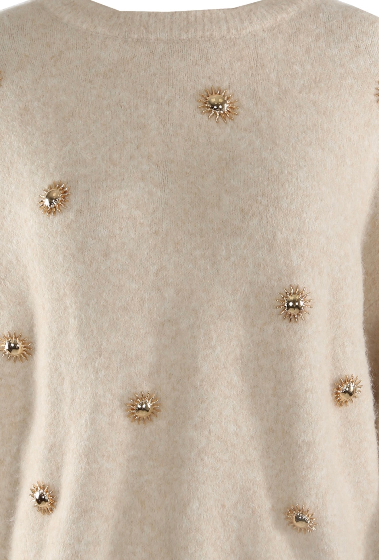“Shelby” Knit with Sun Charm Detail