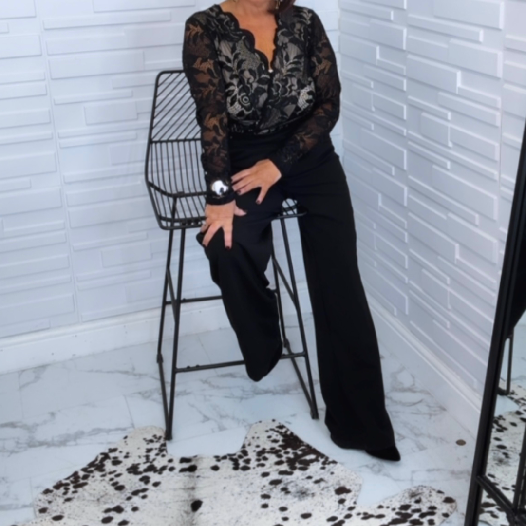 “Lizzie” Lace Jumpsuit