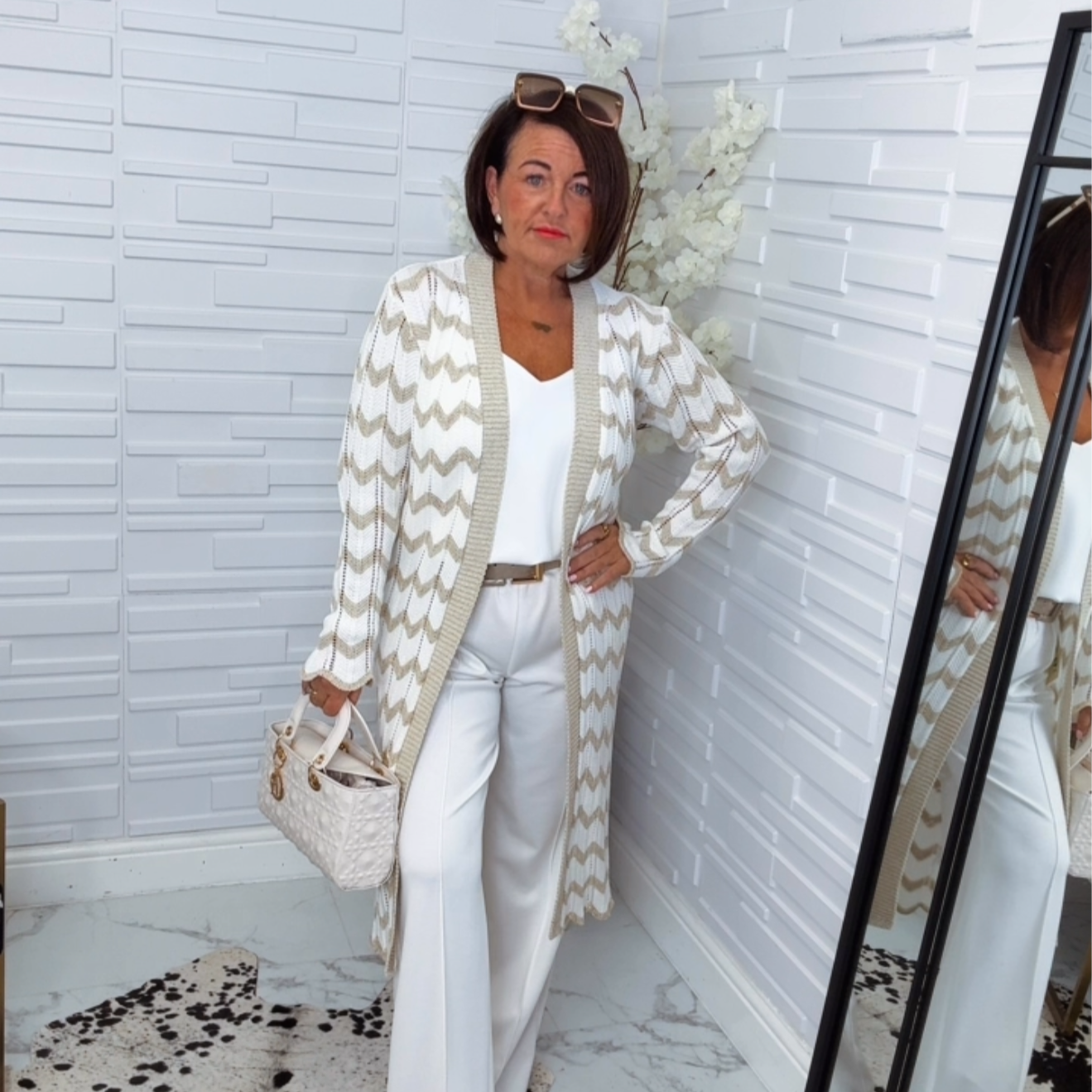 “Isla” Crochet Longline Cardi