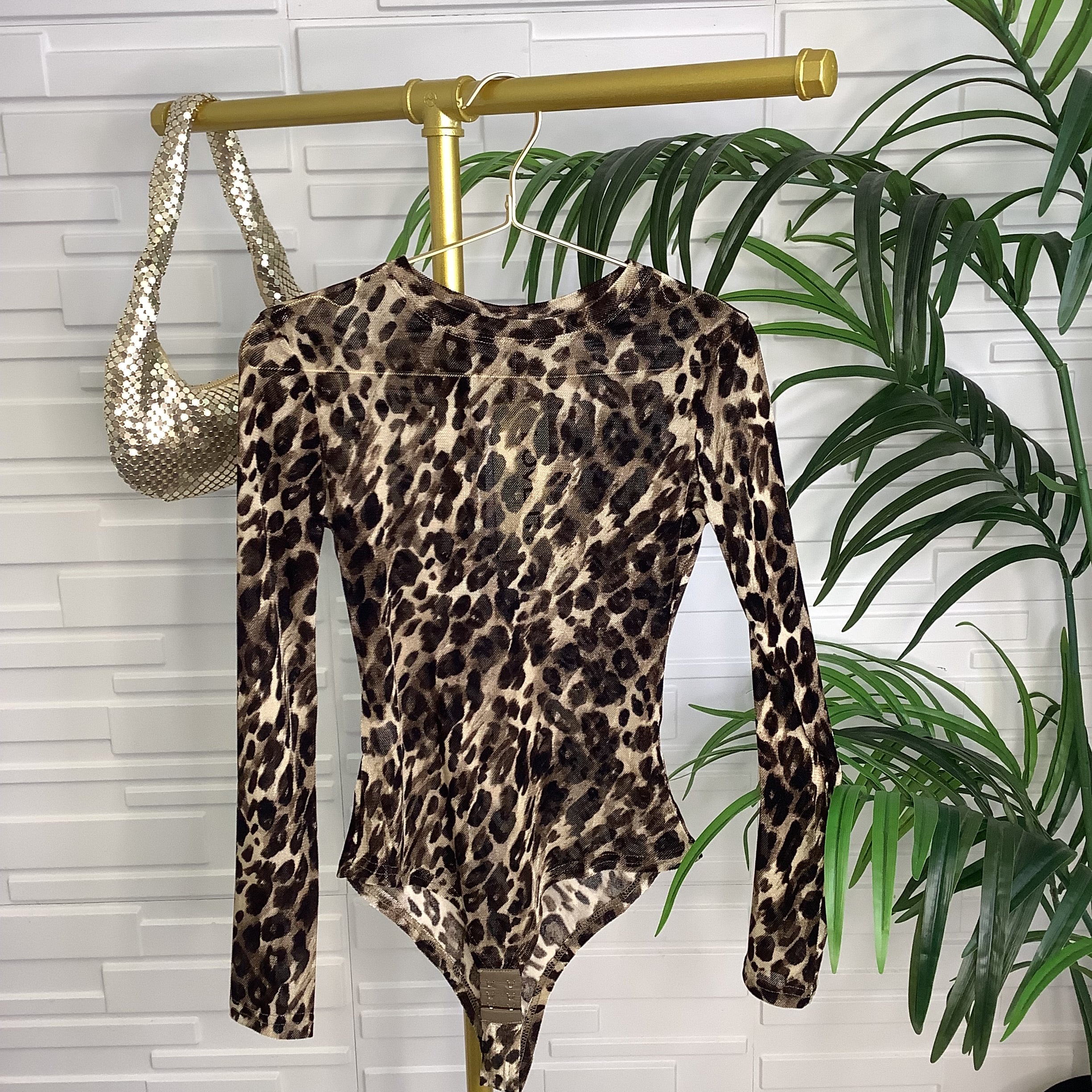 Leopard Print Bodysuit