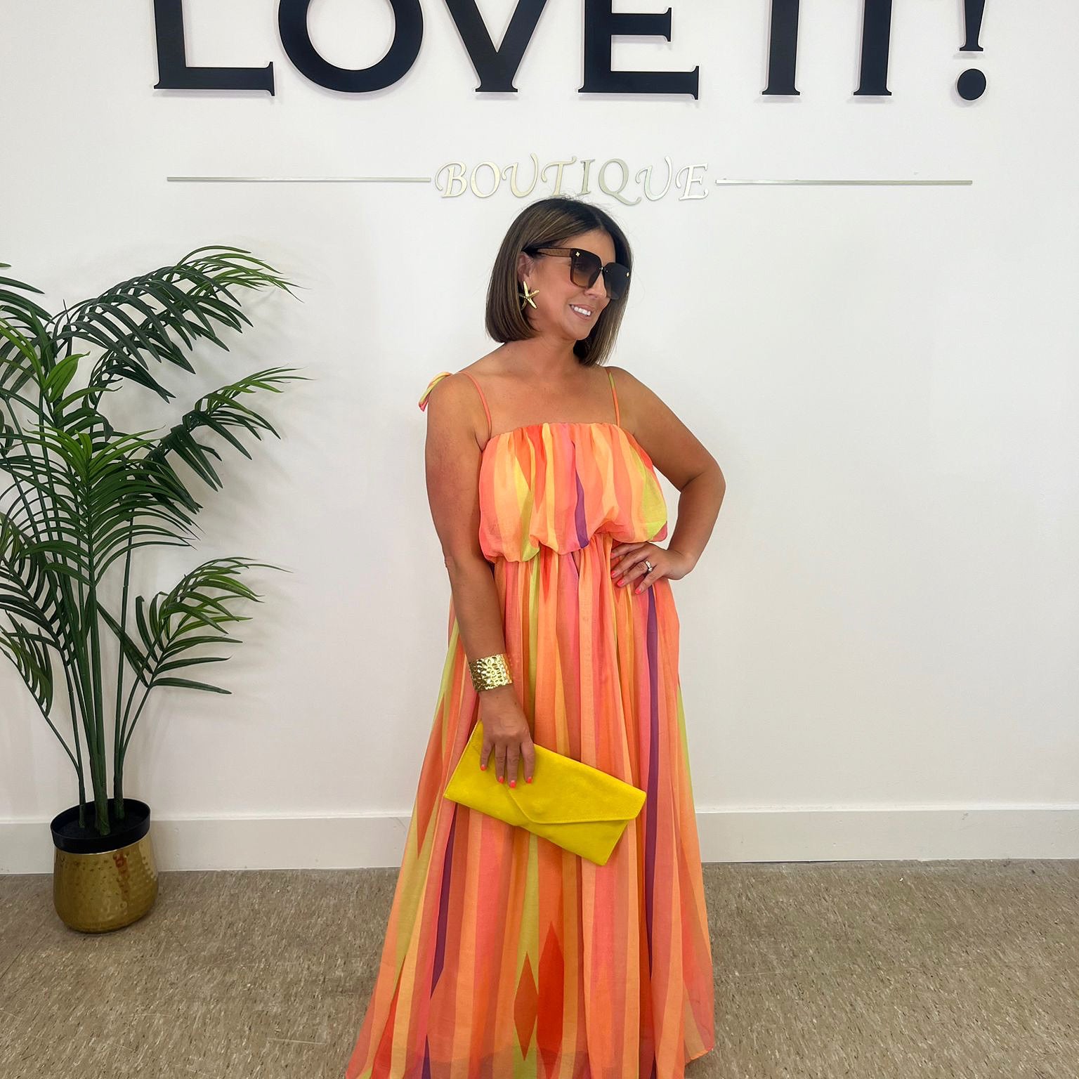 “Mia” Multi coloured Sun Dress