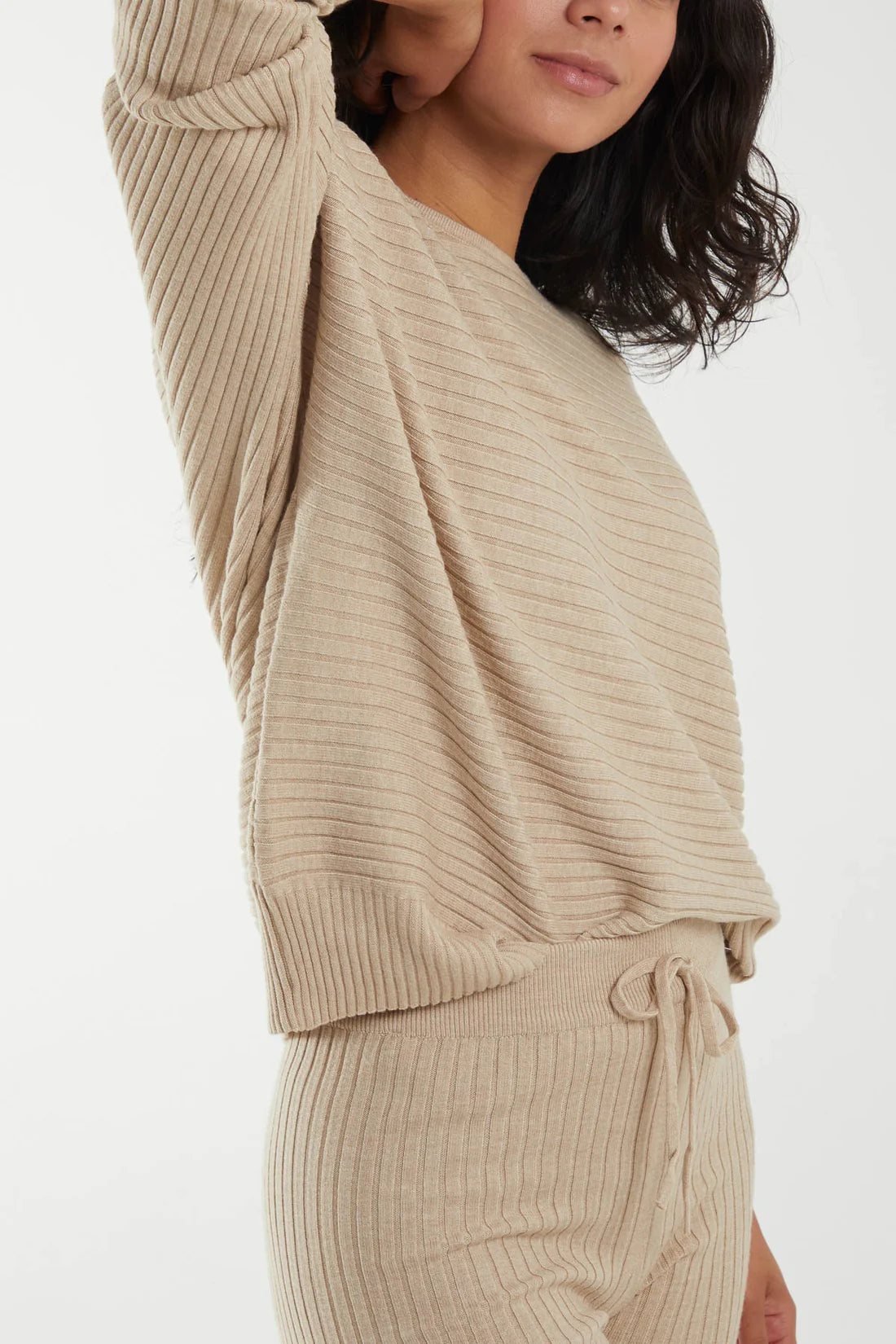 “Talia” Ribbed Co-Ord Lounge Set