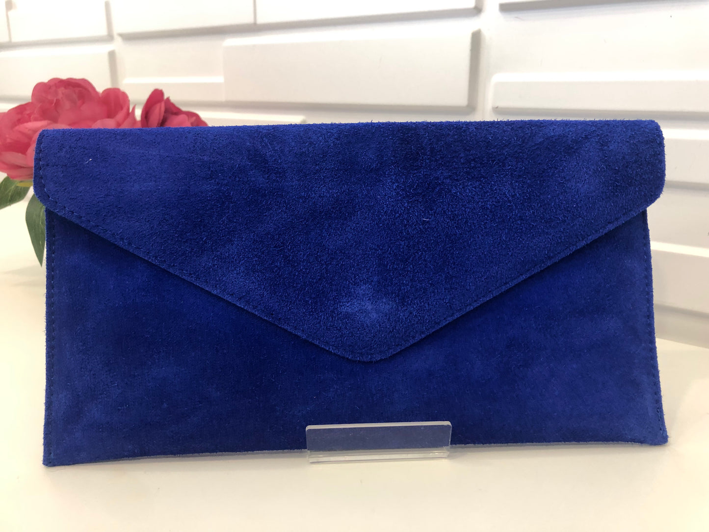 Suede Envelope Bag ( wrist & crossbody strap included)