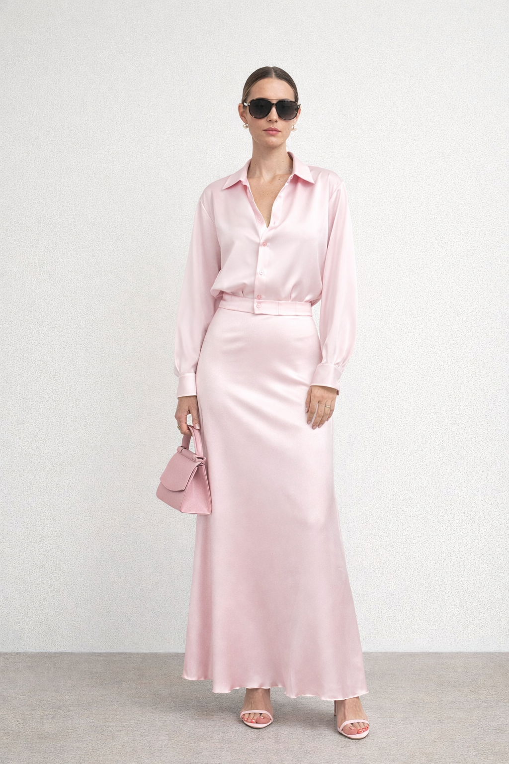 Amelia - Satin Co-Ord Set