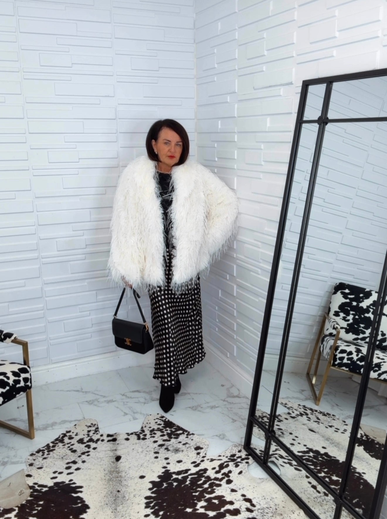 “Olivia” Feather Jacket