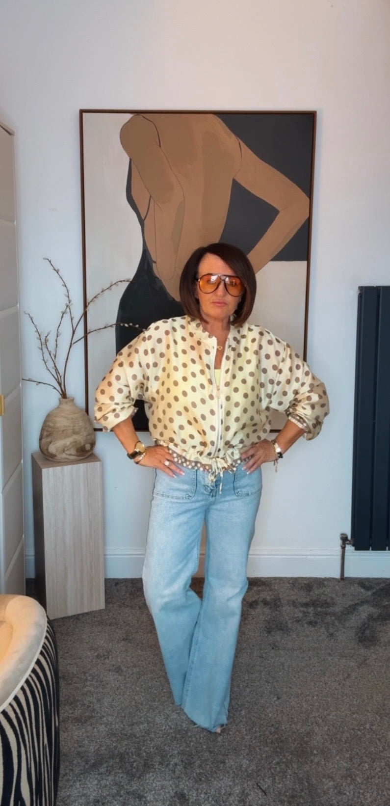 Carrie - Polka Dot Blouson
