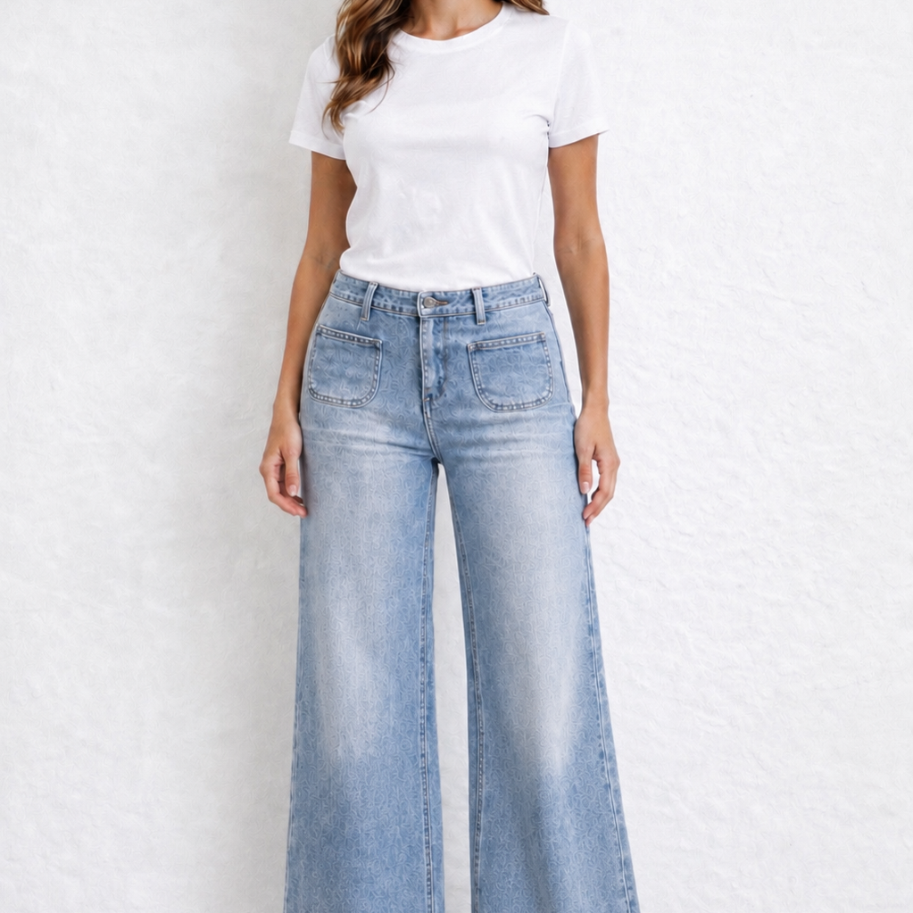 Light Wash Pocket Jeans