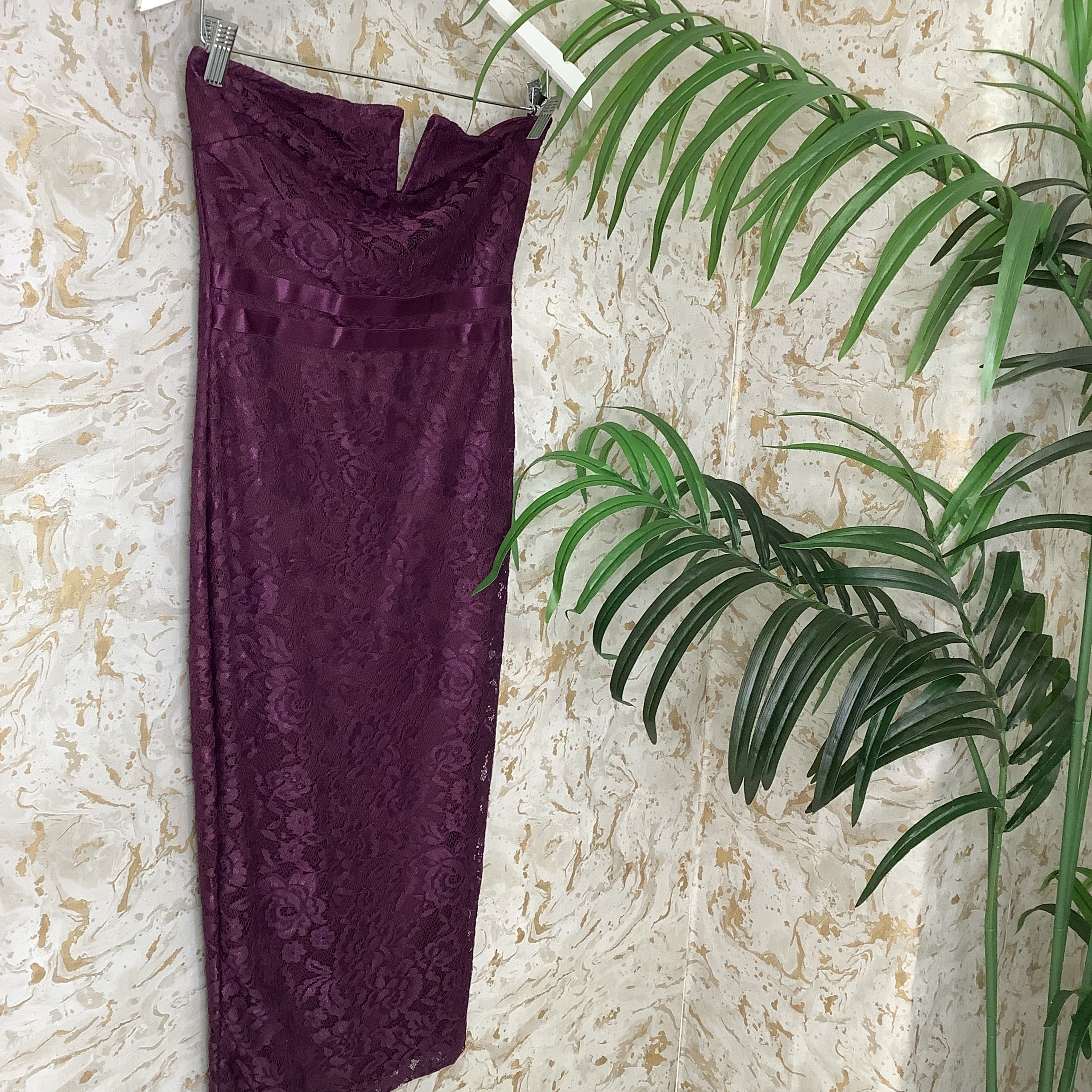 “Jilly” Lace Bardot Dress