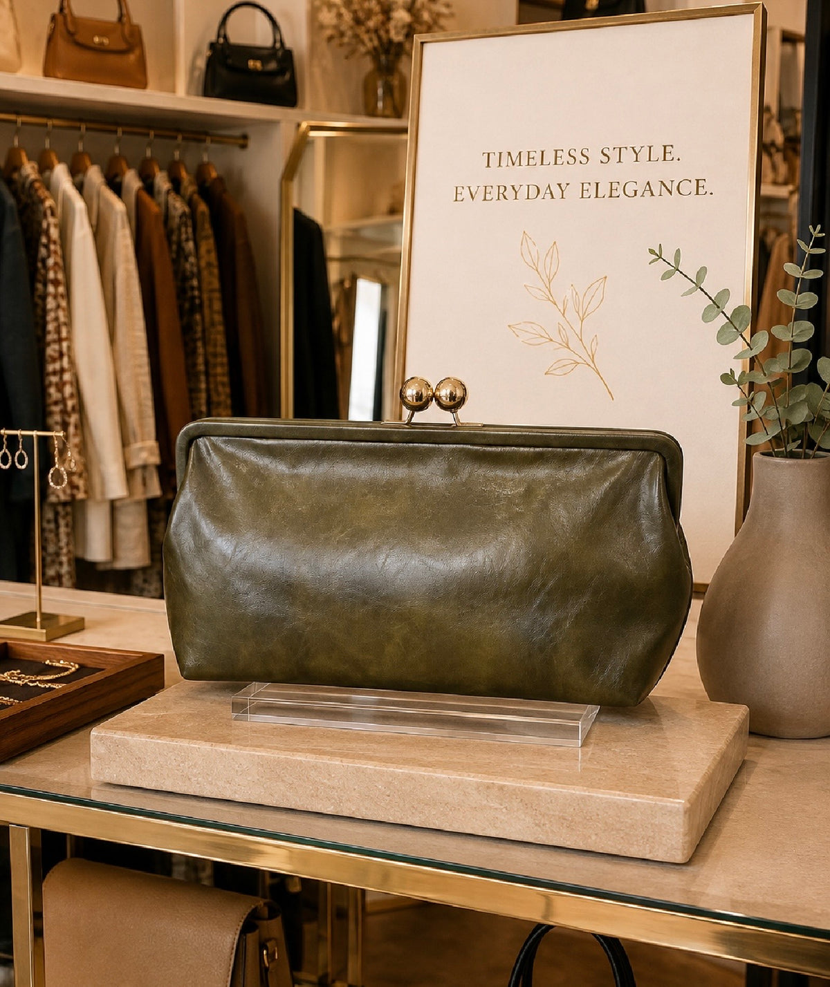 Mitzy - Large Clutch Bag