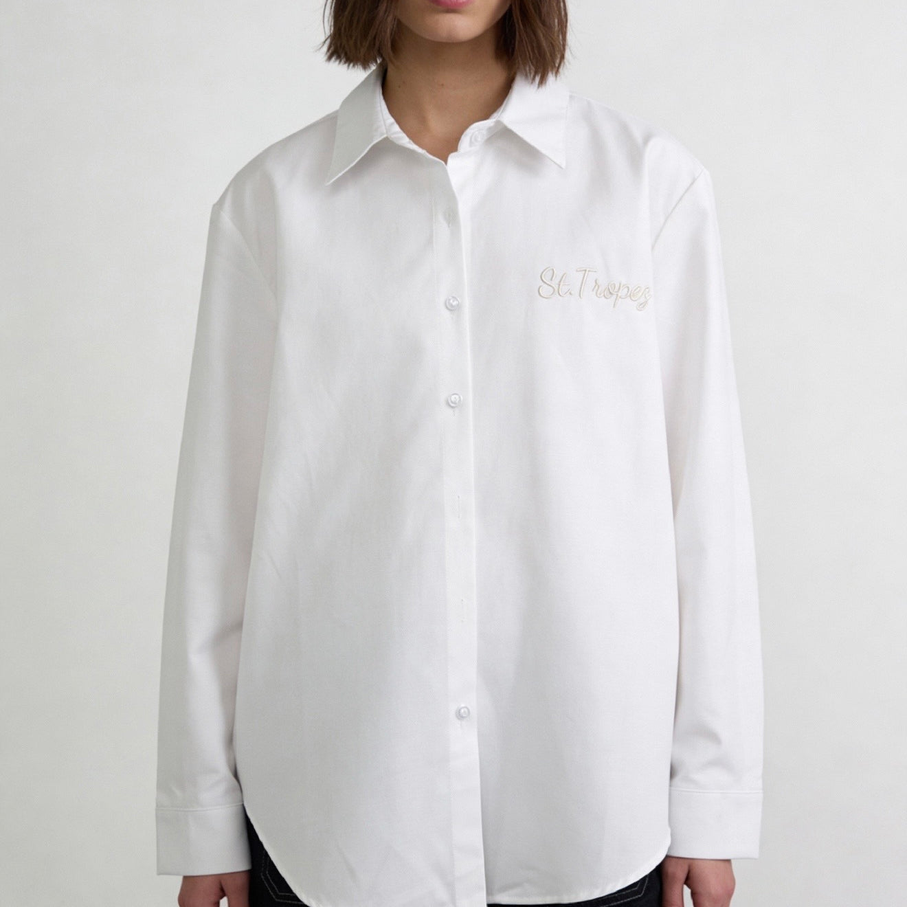 St. Tropez - Relaxed White Shirt
