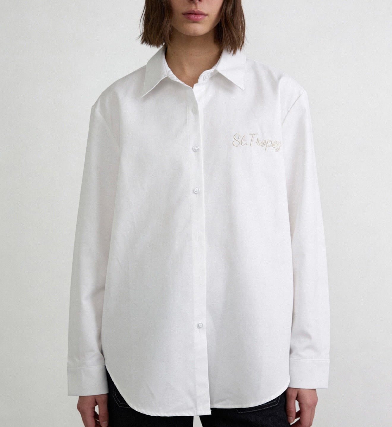 St. Tropez - Relaxed White Shirt