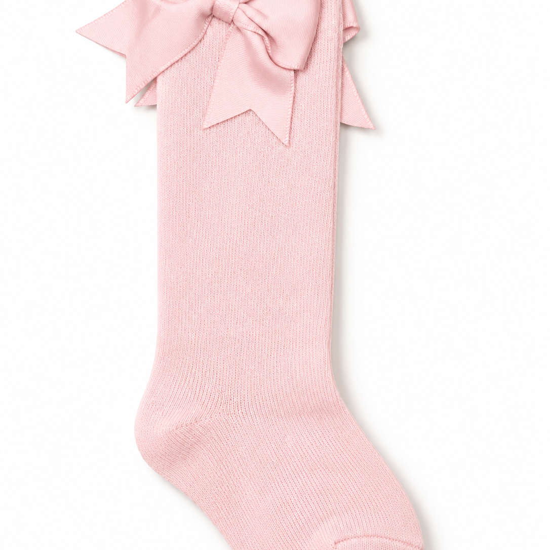Knee High Bow Socks