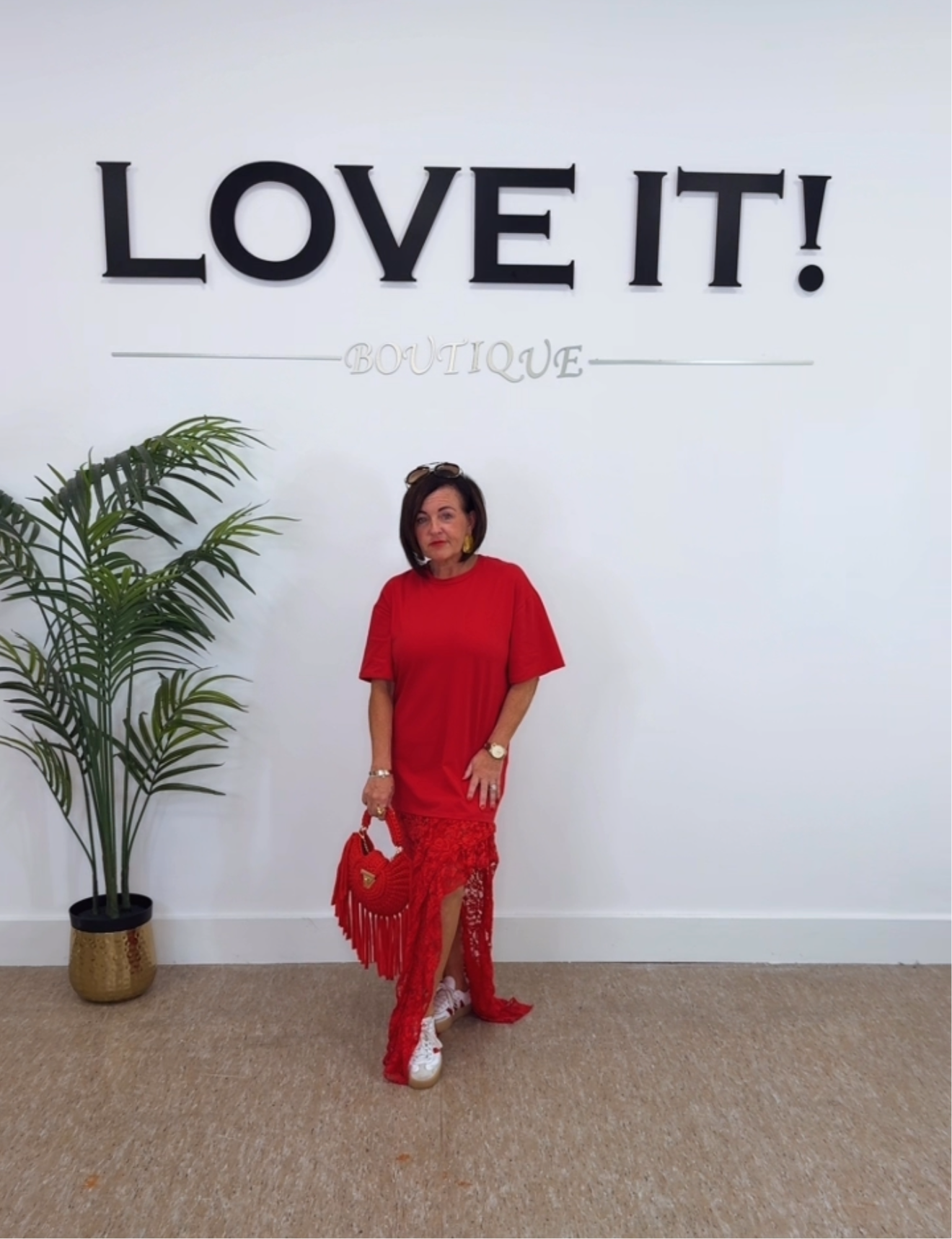“Rosy” Red 2pc Set