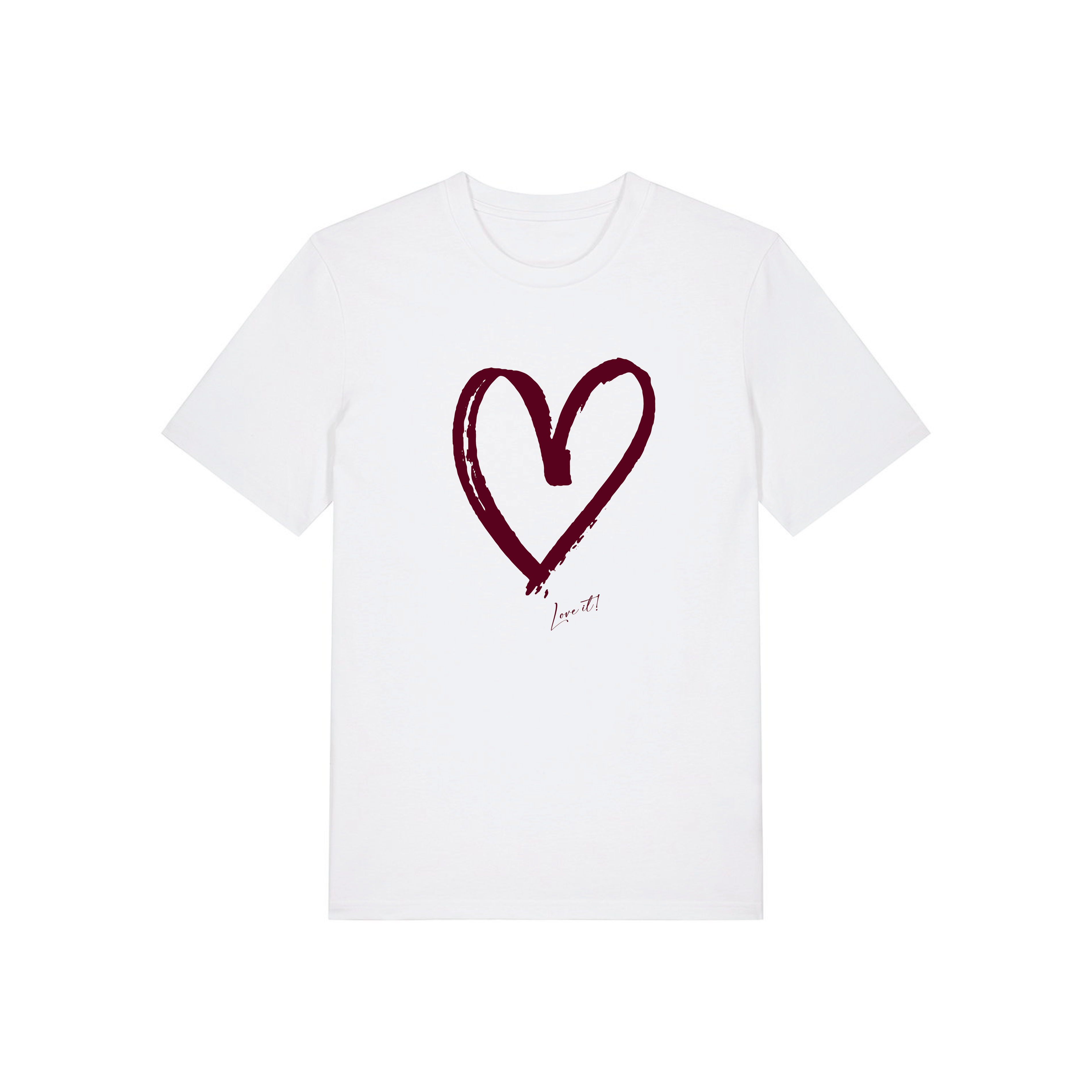 Love it! The Brand                 “Say It With Love” FITTED Tee (Customise - please allow 2-3 days)