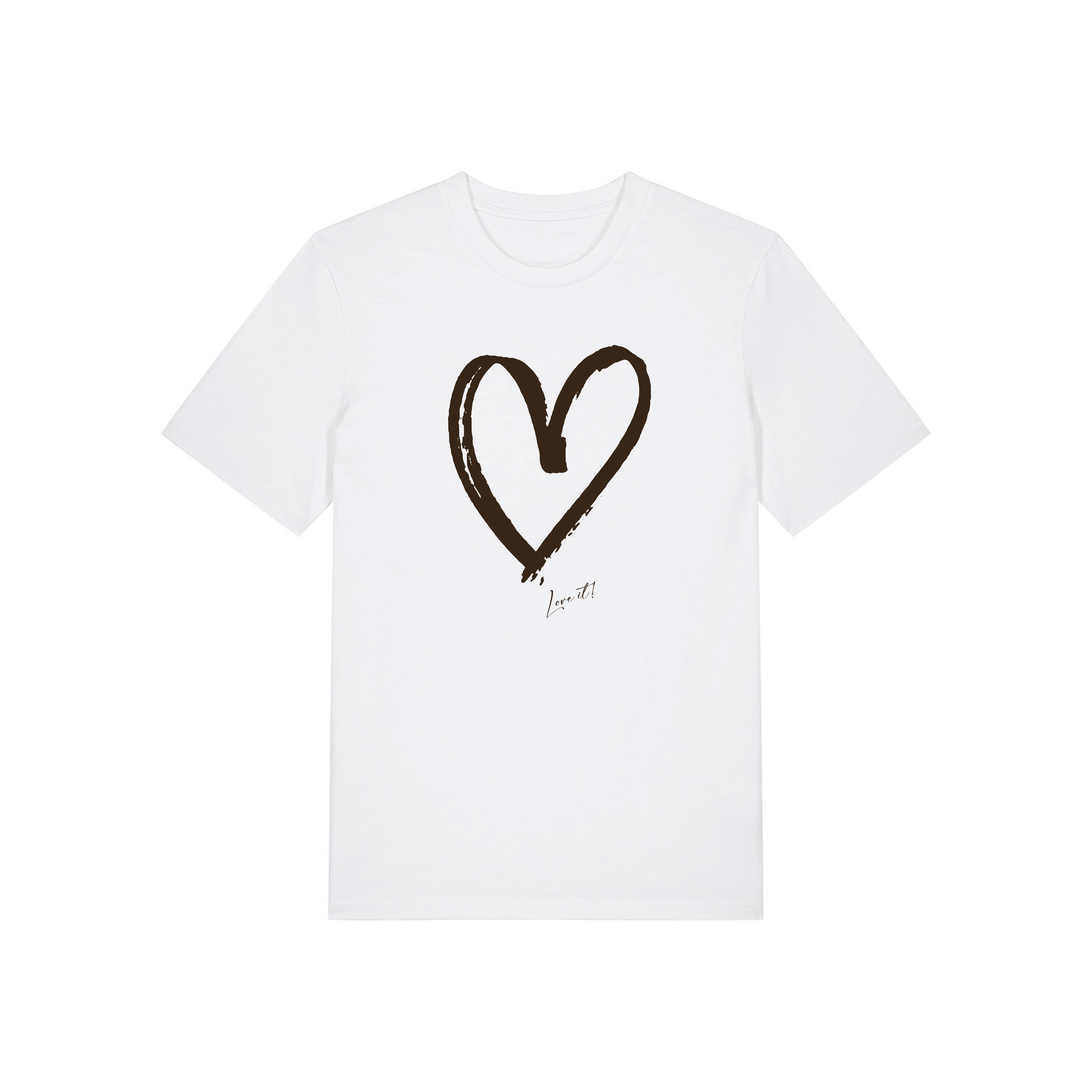 Love it! The Brand                 “Say It With Love” FITTED Tee (Customise - please allow 2-3 days)