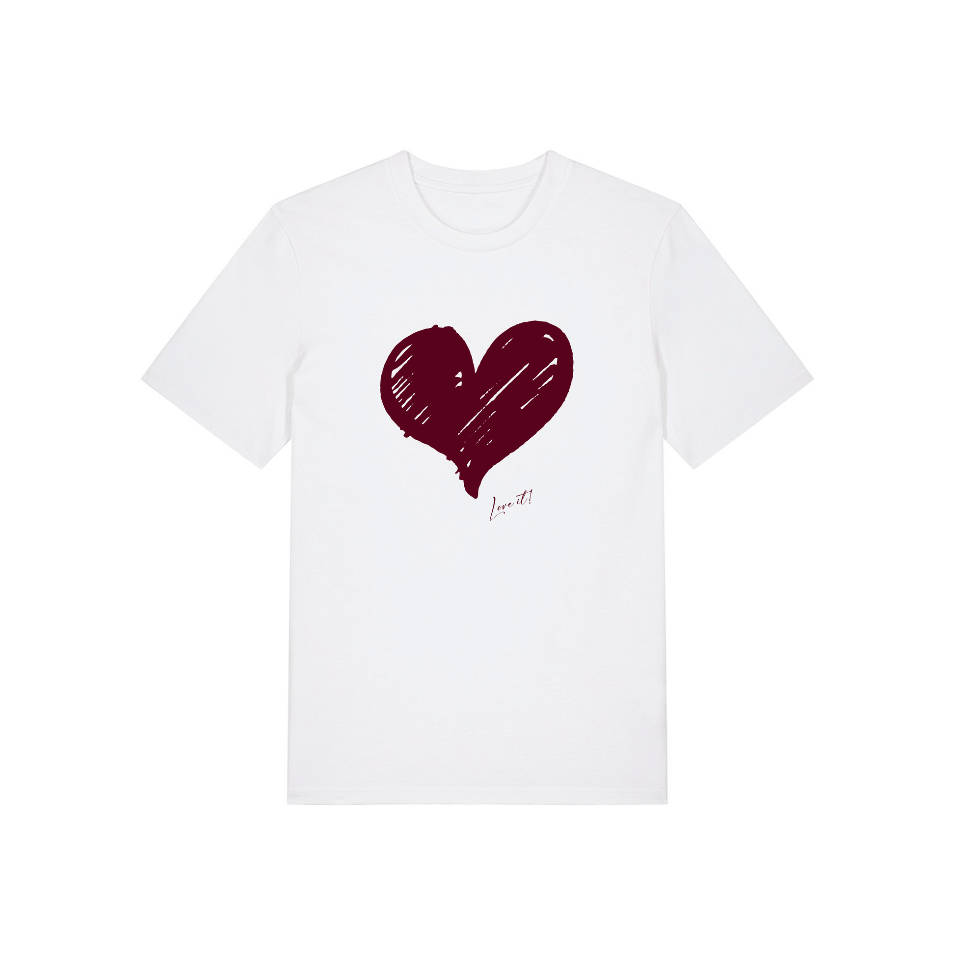 Love it! The Brand                 “Say It With Love” FITTED Tee (Customise - please allow 2-3 days)