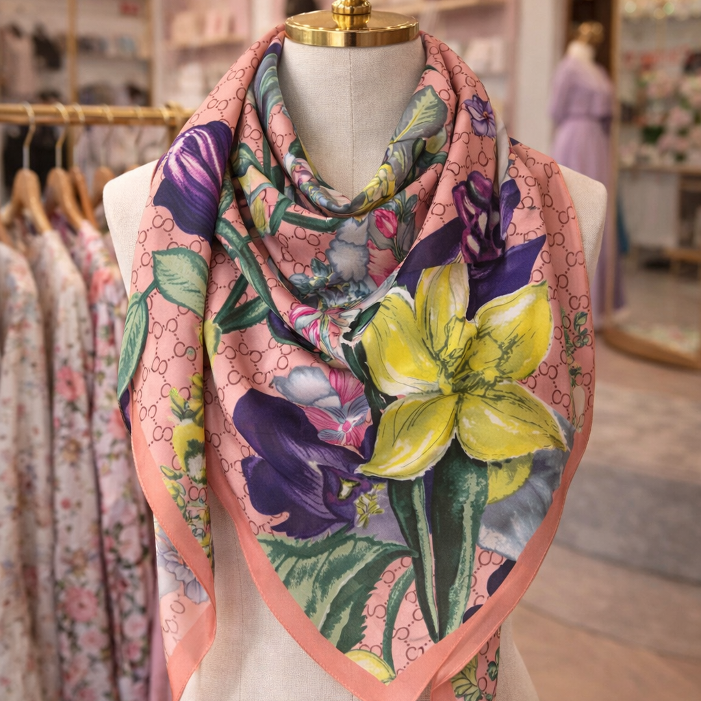Mixed Floral Scarf