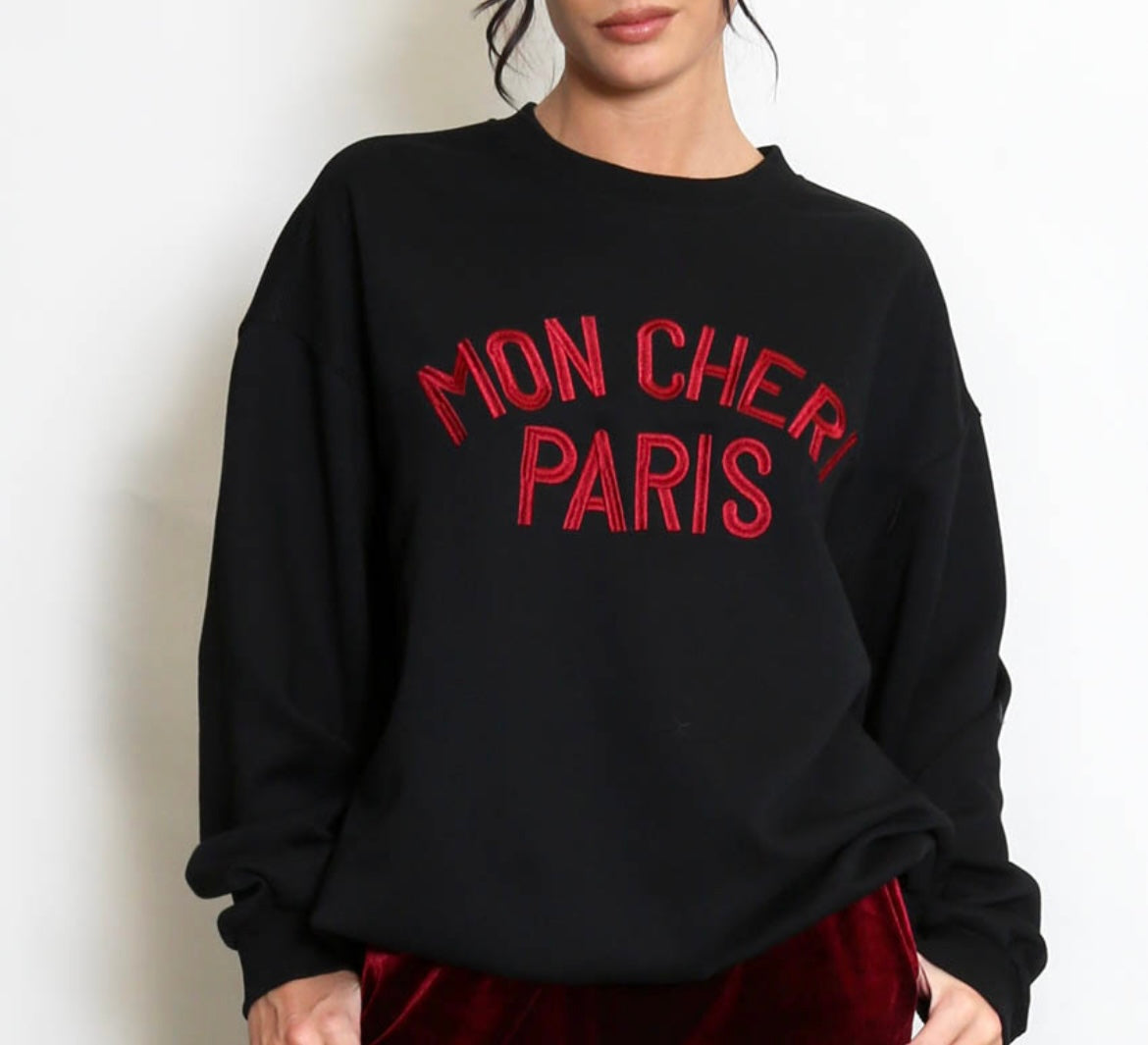 “Mon Cheri” Sweatshirt