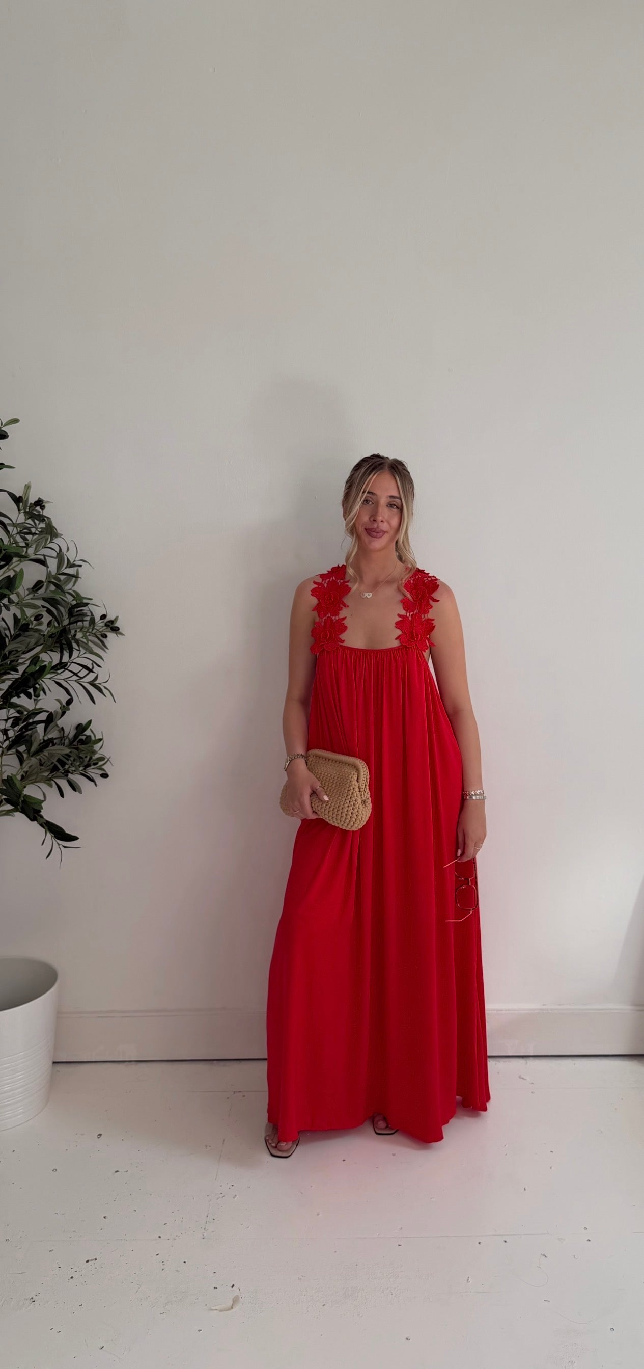 Emily - Maxi Dress with Daisy Straps