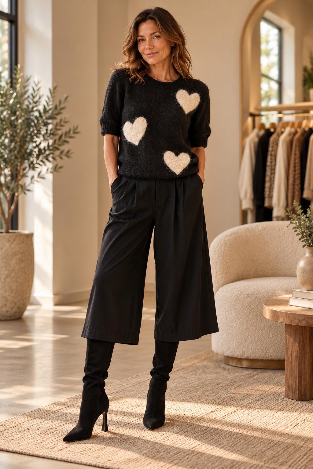 Harper - Heart Knit