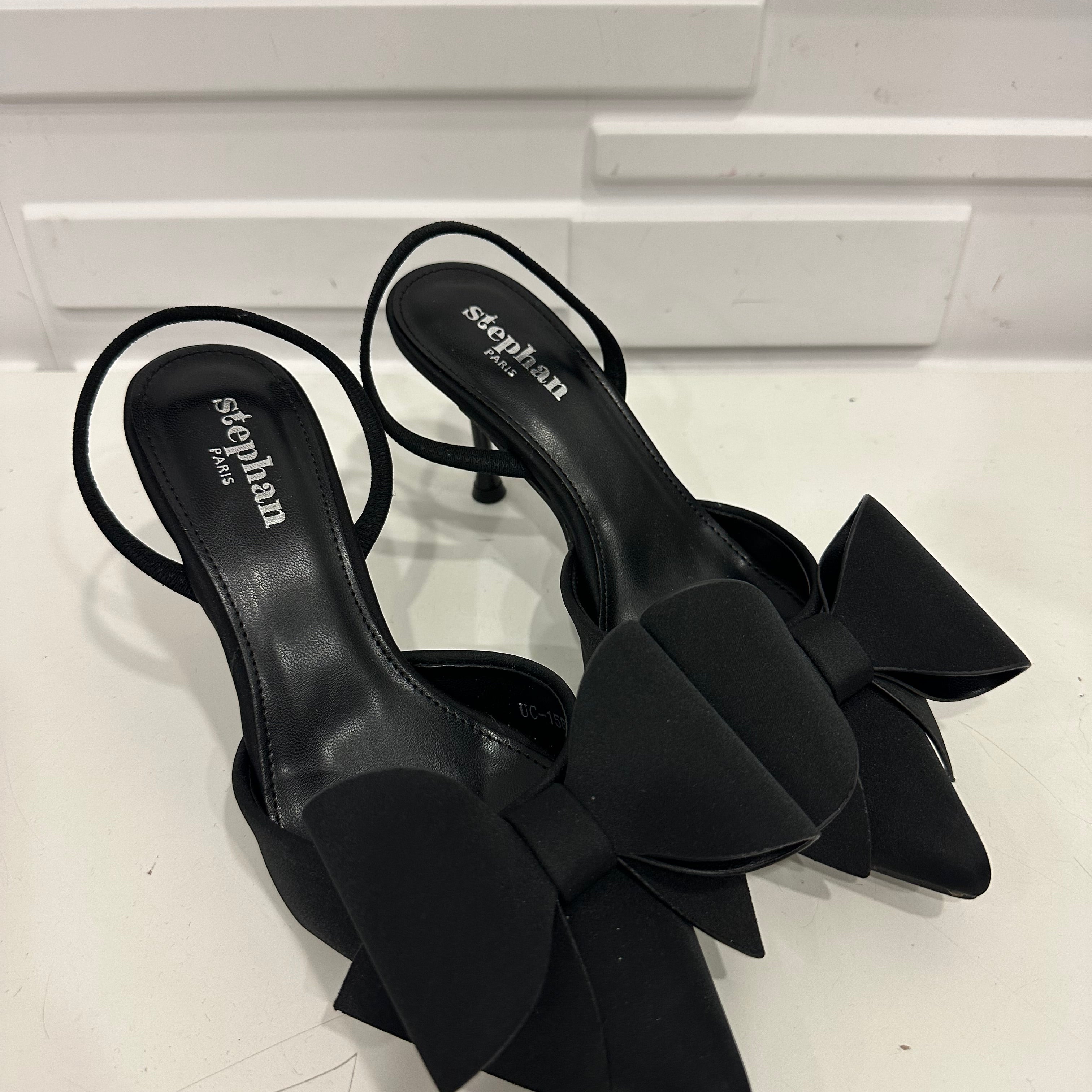 Chic Bow Slingback Heel