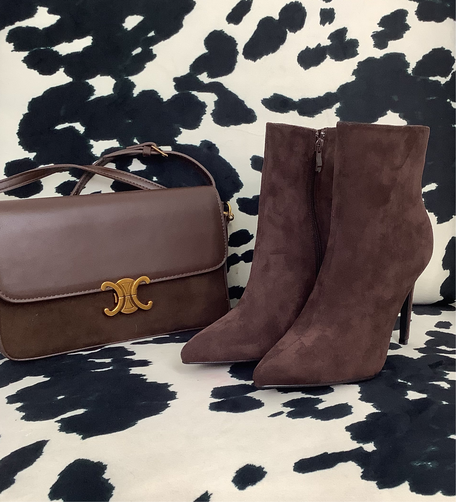 “Saskia” Chocolate Boot