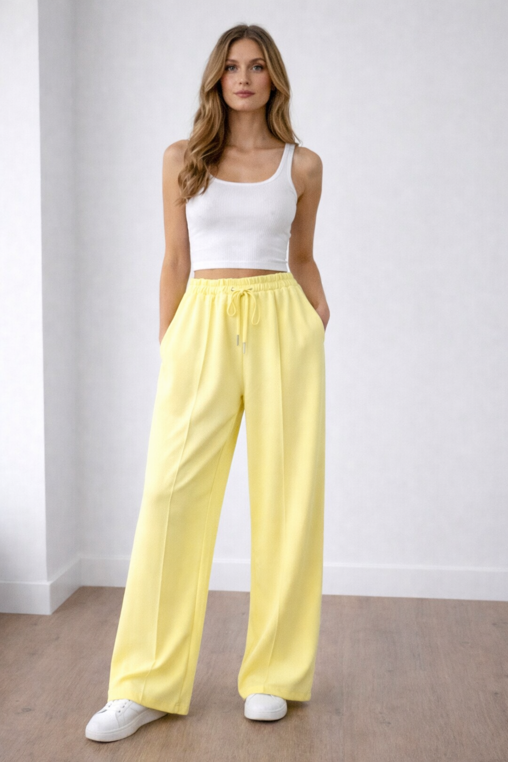 “Penny” Wide-Leg Trousers