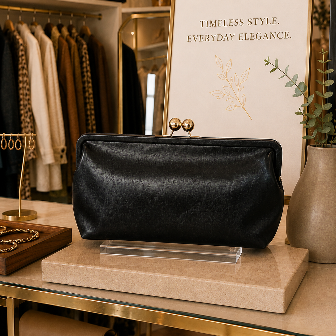 Timeless Kiss-Lock Clutch Bag