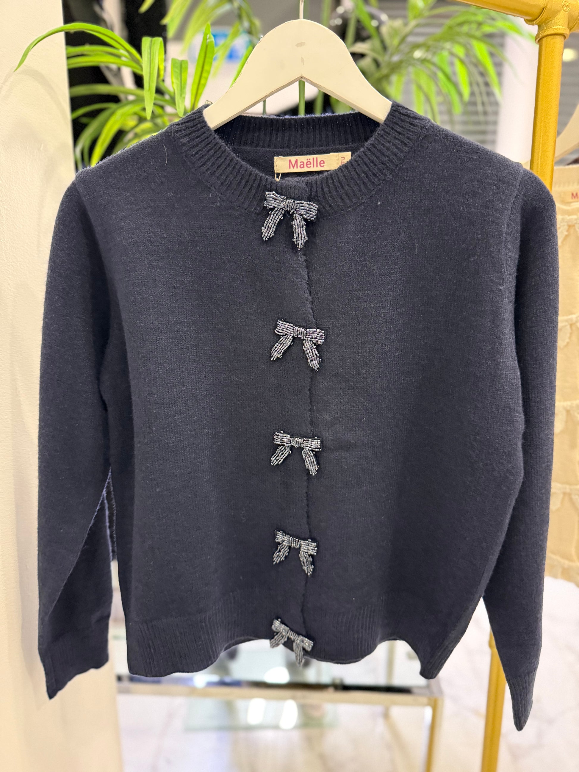 “Bessie” Bow Detail Jumper
