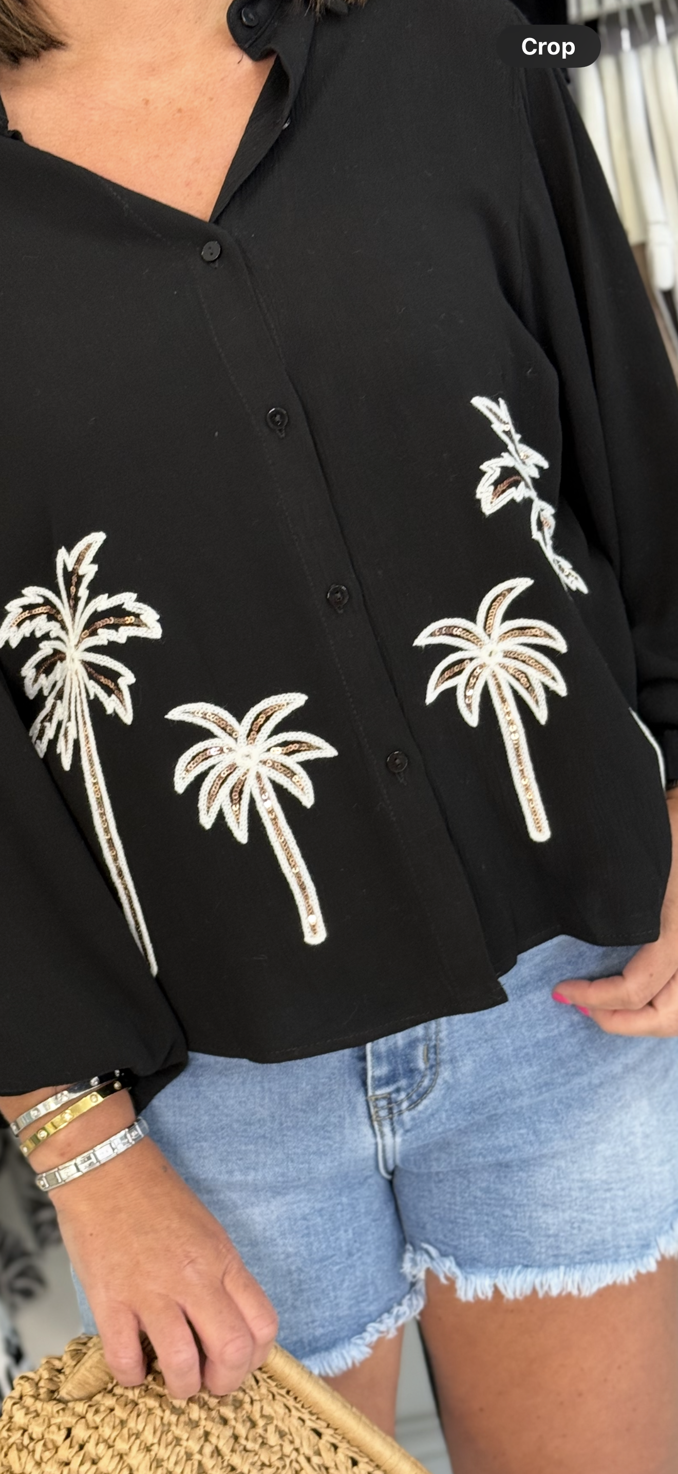 “Pam” Embroidered Shirt