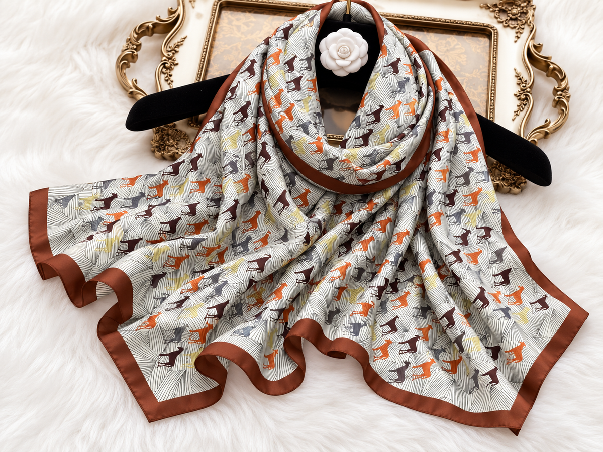 Saddle & Silhouette Scarf