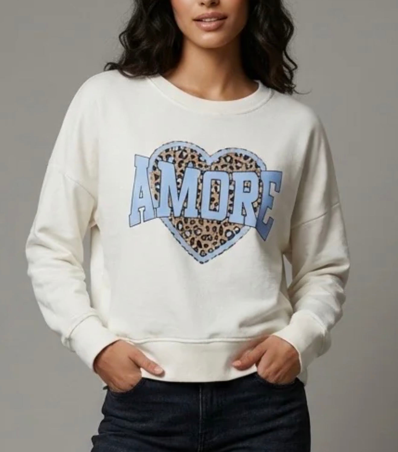 Amore Fleece Lined Sweatshirt
