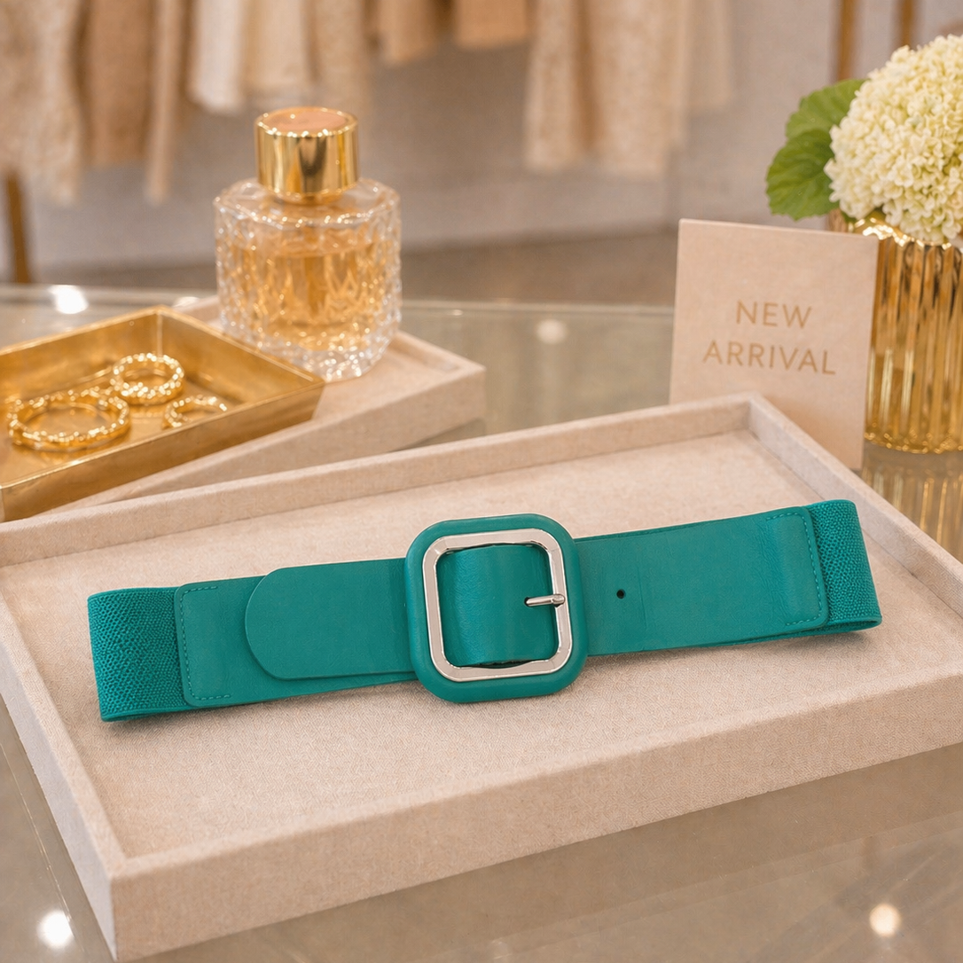 Emerald Luxe Statement Belt