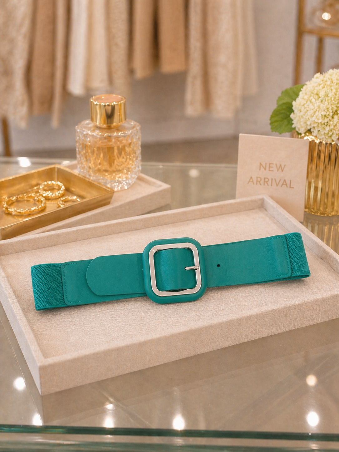 Emerald Luxe Statement Belt