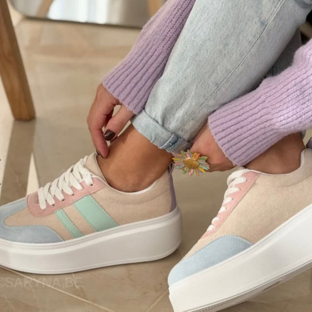 Pastel Platform Trainers
