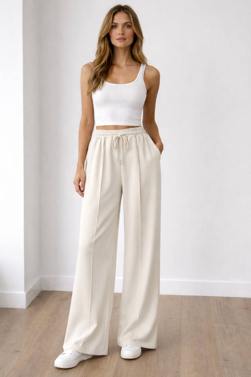 “Penny” Wide-Leg Trousers