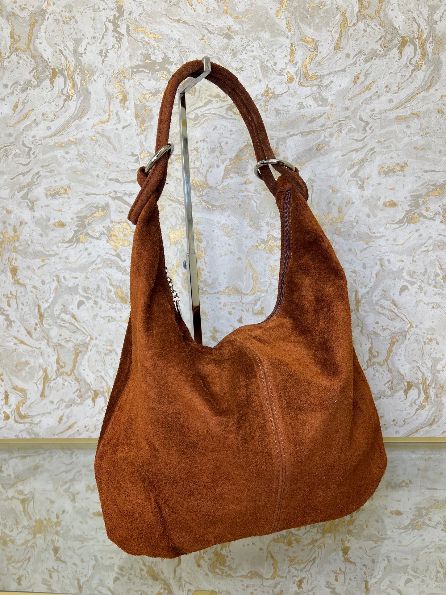 Boho Suede Shoulder Bag