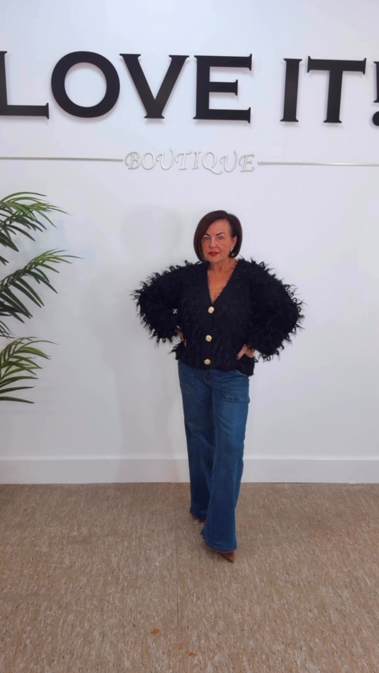 “Lola” Chunky Loop Knit Cardi