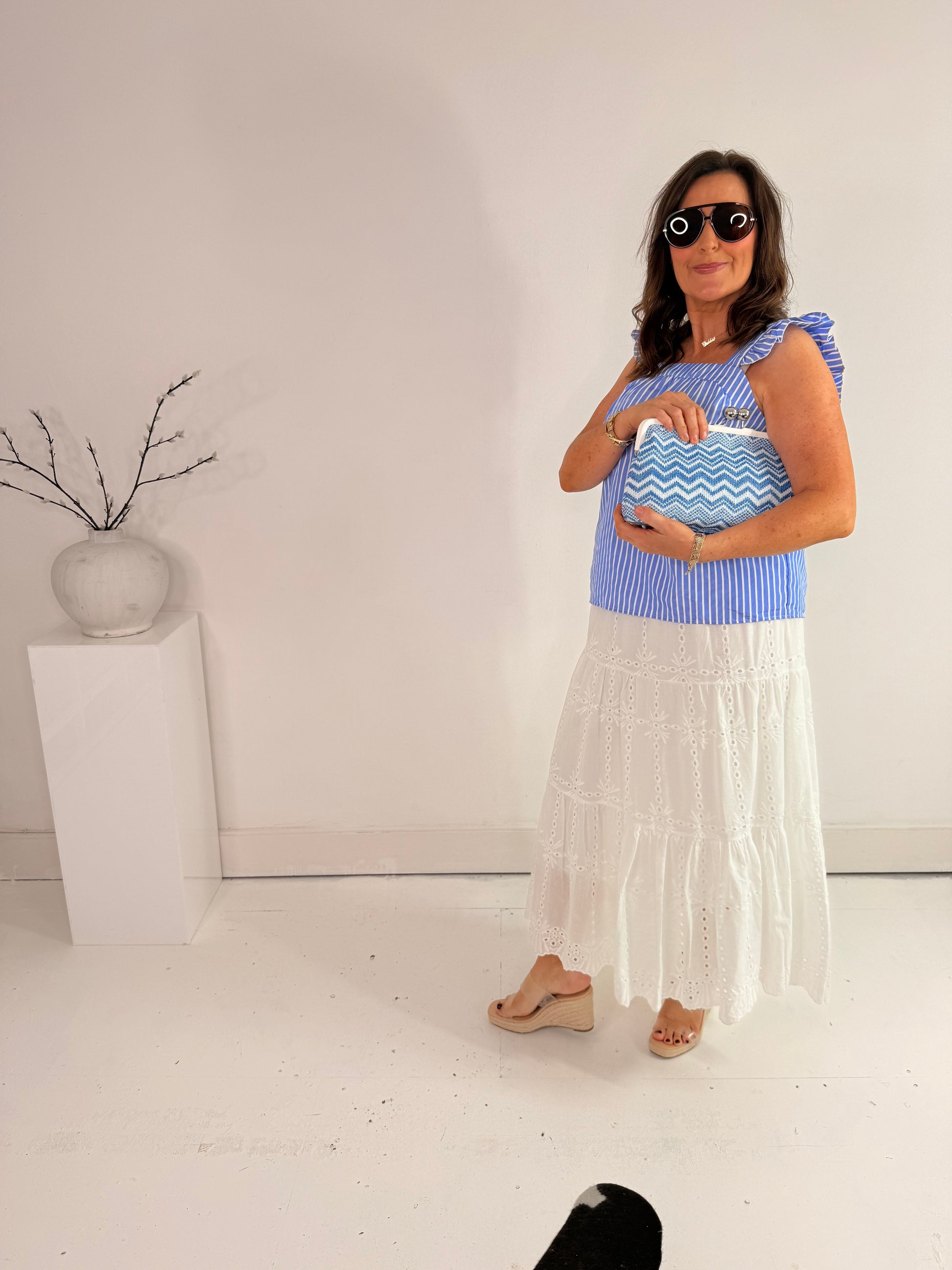 Ella - Embroidered Gypsy Skirt