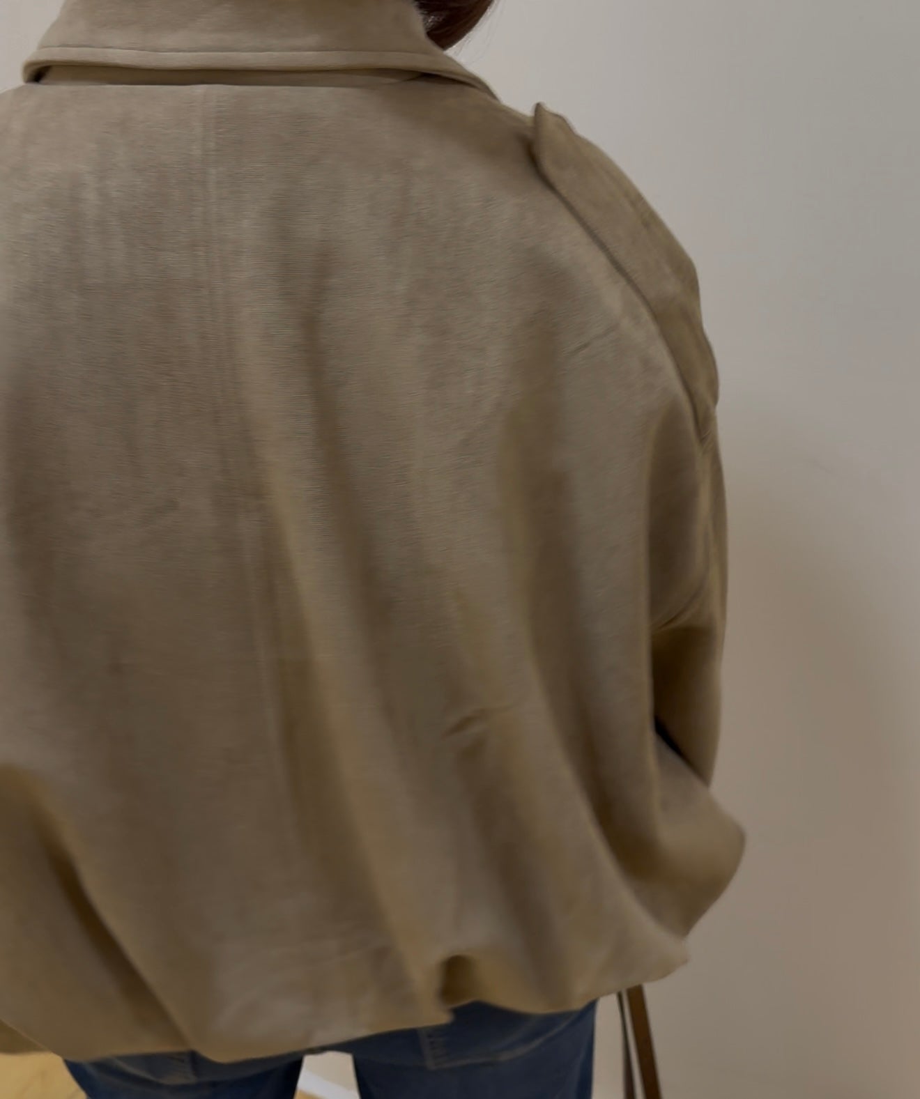 “Sasha” Suedette  Oversized Jacket